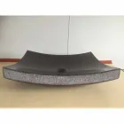 Larje banjo e zezë në gur natyral Dashuri, copë unike Viadurini