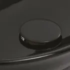 Lavaman Oval Countertop në qeramikë me ngjyra me shkëlqim Prodhuar në Itali - Nelly Viadurini