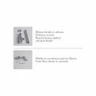 Pellgu larës qeramik i modelit katror ose drejtkëndor i bërë në Itali - Akti Viadurini