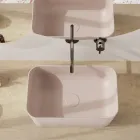 Lavaman i prodhuar nga qeramika e disponueshme në ngjyra të ndryshme Made in Italy - Shporta Viadurini