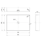 Lavaman me tavolinë drejtkëndëshe prej çeliku inox me veshje të ndryshme - Camellia Viadurini