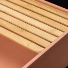 Lavaman drejtkëndor countertop i bërë nga Terrazzo Portokalli Mali - Azalea Viadurini