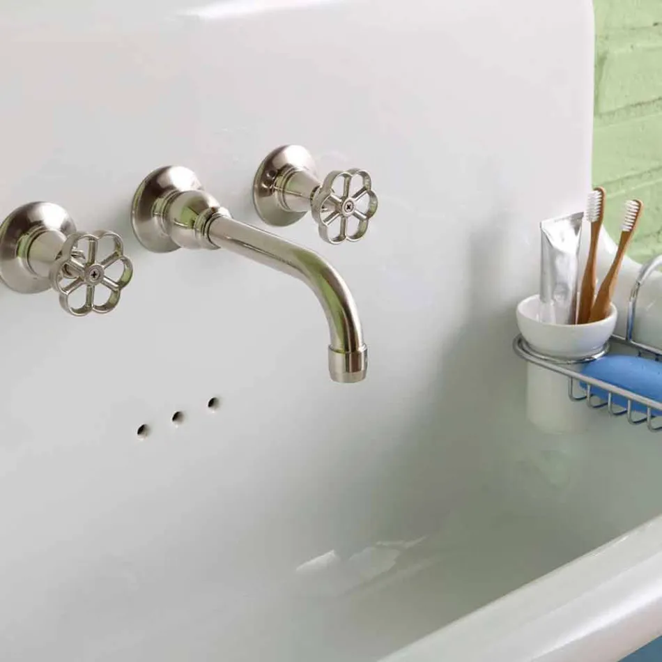 Lavaman qeramike drejtkëndëshe e montuar në mur Viadurini