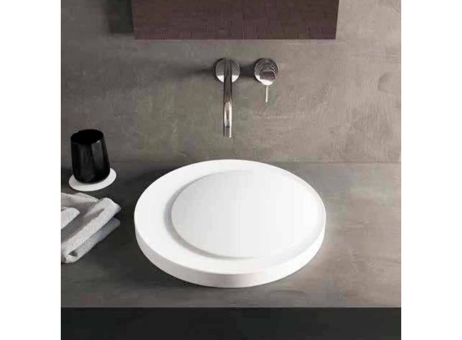 Larja e banjës së banjës me dizajn të rrumbullakët prodhohet në Itali Crema Viadurini