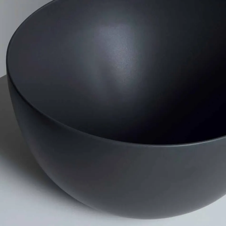 Mbajtës i rrumbullakët i countertop-it me qeramikë të bardhë ose me ngjyra qeramike Star Viadurini