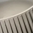 Lavaman banaku i rrumbullakët i bërë nga çimento dhe rrëshirë - Ibisco Viadurini