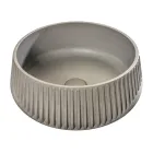 Lavaman banaku i rrumbullakët i bërë nga çimento dhe rrëshirë - Ibisco Viadurini