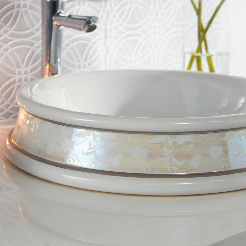 Lavaman banjo gjysmë i futur nga balta e zjarrit Prodhuar në Itali - Erasmo Viadurini