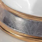 Dizenjoni lavaman gjysmë të prerë në argjilë të punuar me dorë në Itali, Manilo Viadurini