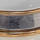 Dizenjoni lavaman gjysmë të prerë në argjilë të punuar me dorë në Itali, Manilo Viadurini