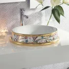 Lavaman gjysmë i zhytur në përfundime të ndryshme në argjilë zjarri Prodhuar në Itali - Erasmo Viadurini