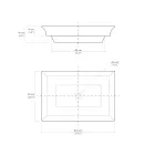 Lavaman gjysmë i zhytur në argjilë zjarri me përfundime të ndryshme të prodhuara në Itali - Ultima Viadurini