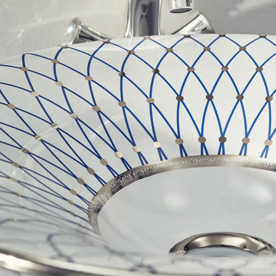 Lavaman gjysëm i zhytur në argjilë zjarri në përfundime të ndryshme Prodhuar në Itali - Capatosta Viadurini