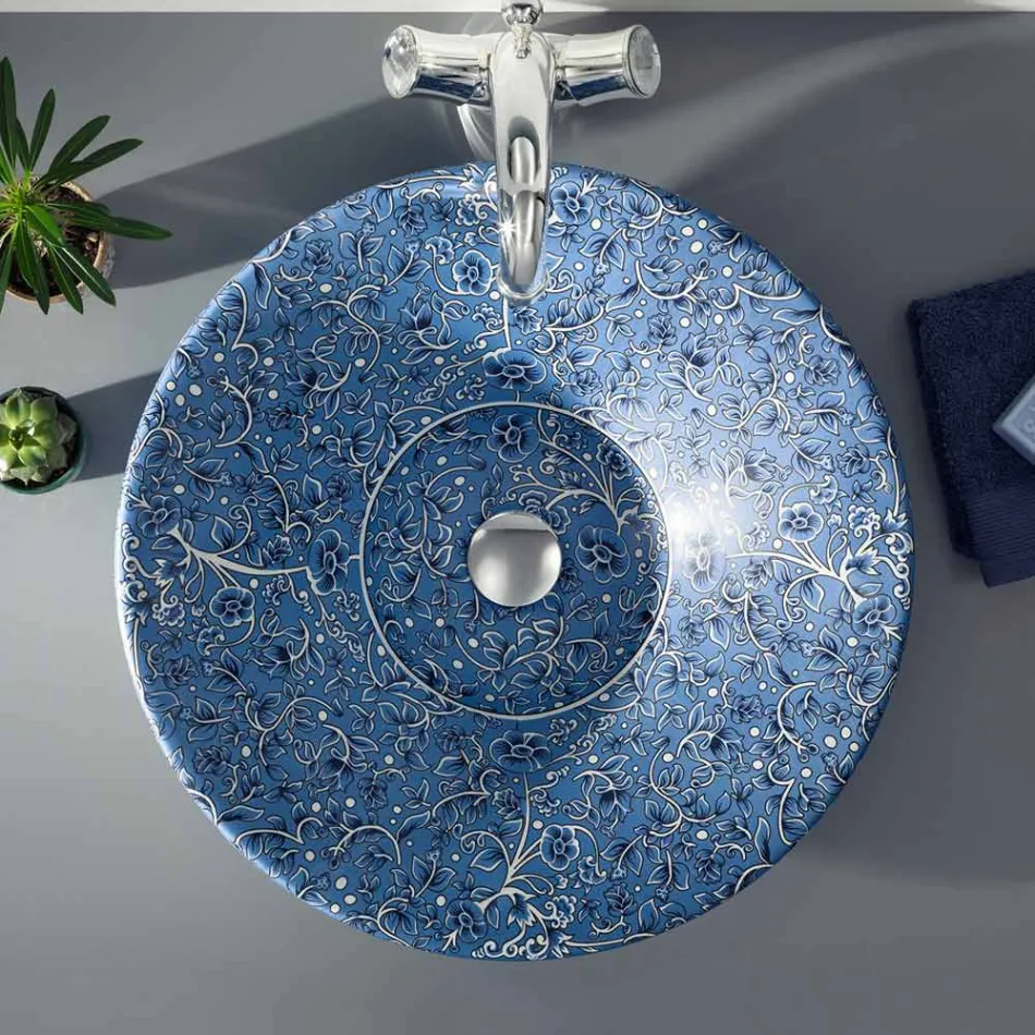 Lavaman gjysëm i zhytur në argjilë zjarri në përfundime të ndryshme Prodhuar në Itali - Capatosta Viadurini