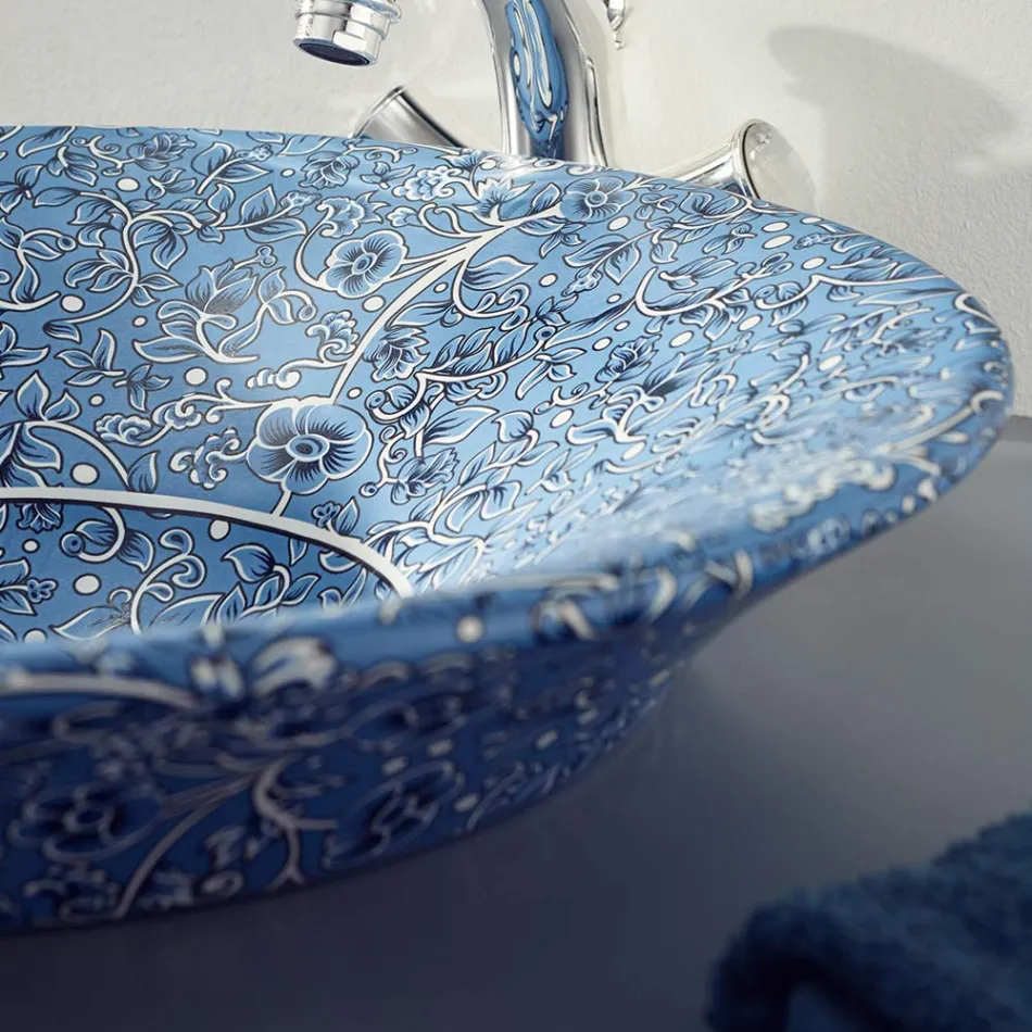 Lavaman gjysëm i zhytur në argjilë zjarri në përfundime të ndryshme Prodhuar në Itali - Capatosta Viadurini