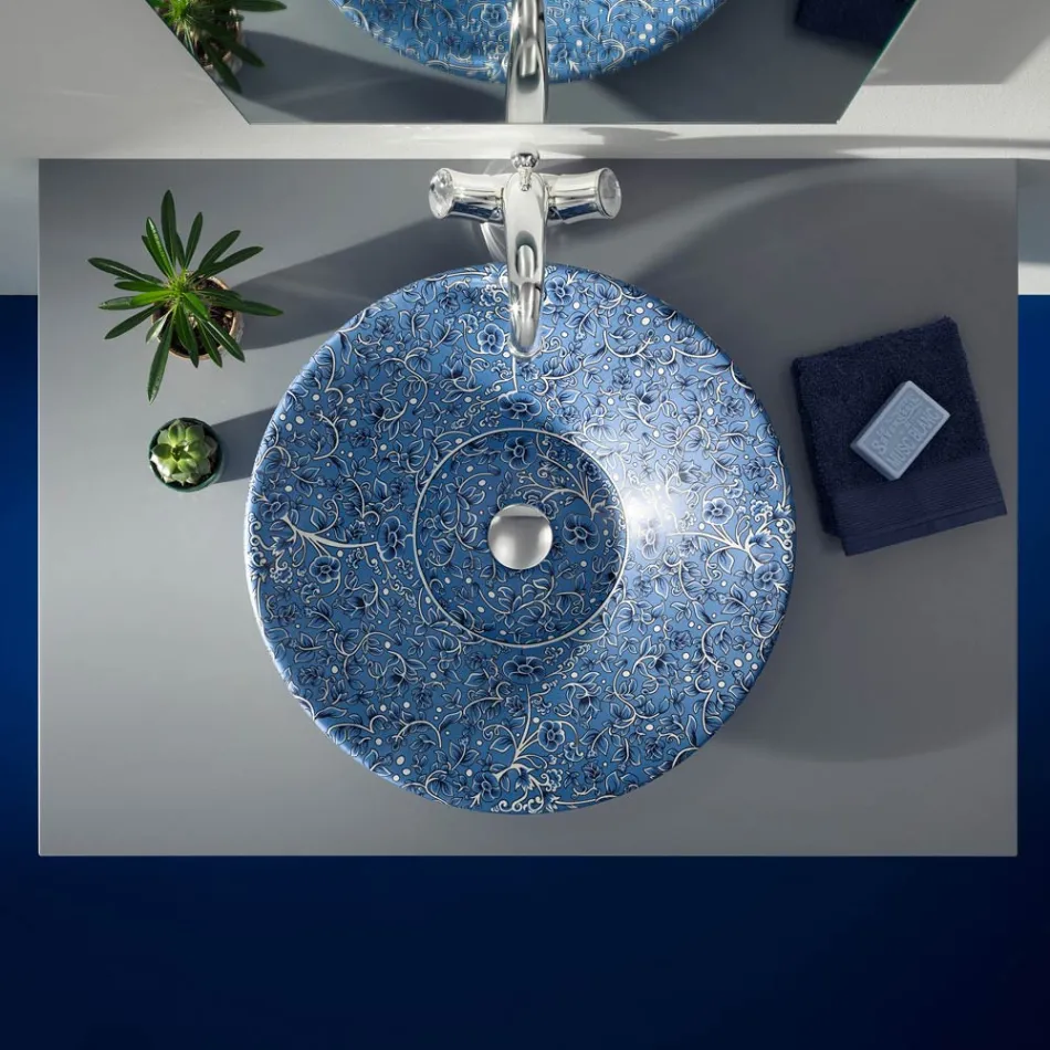 Lavaman gjysëm i zhytur në argjilë zjarri në përfundime të ndryshme Prodhuar në Itali - Capatosta Viadurini