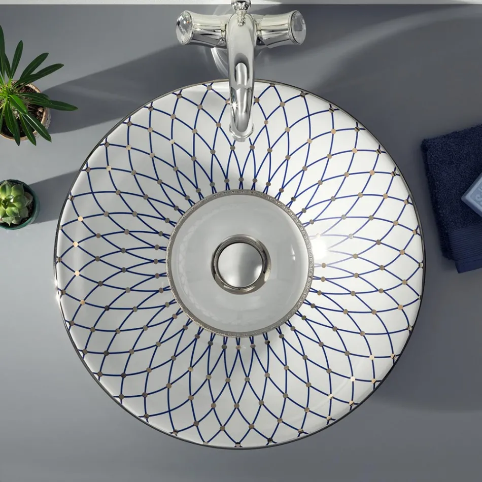 Lavaman gjysëm i zhytur në argjilë zjarri në përfundime të ndryshme Prodhuar në Itali - Capatosta Viadurini