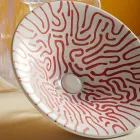 Lavaman gjysmë i futur në porcelan francez të cilësisë së lartë - Pausa Viadurini