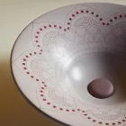 Lavaman gjysmë i futur në porcelan francez të cilësisë së lartë - Pausa Viadurini