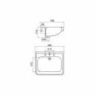 Veshja me stil të cilësisë së mirë varur në qeramikë të bardhë të bërë në Itali - Marwa Viadurini