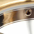 Zhytja e barokut nënujor në argjilë zjarri dhe ari të bërë në Itali, Egje Viadurini