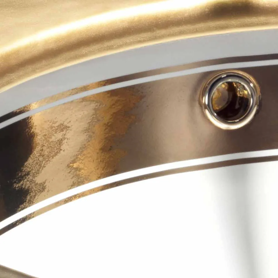 Zhytja e barokut nënujor në argjilë zjarri dhe ari të bërë në Itali, Egje Viadurini