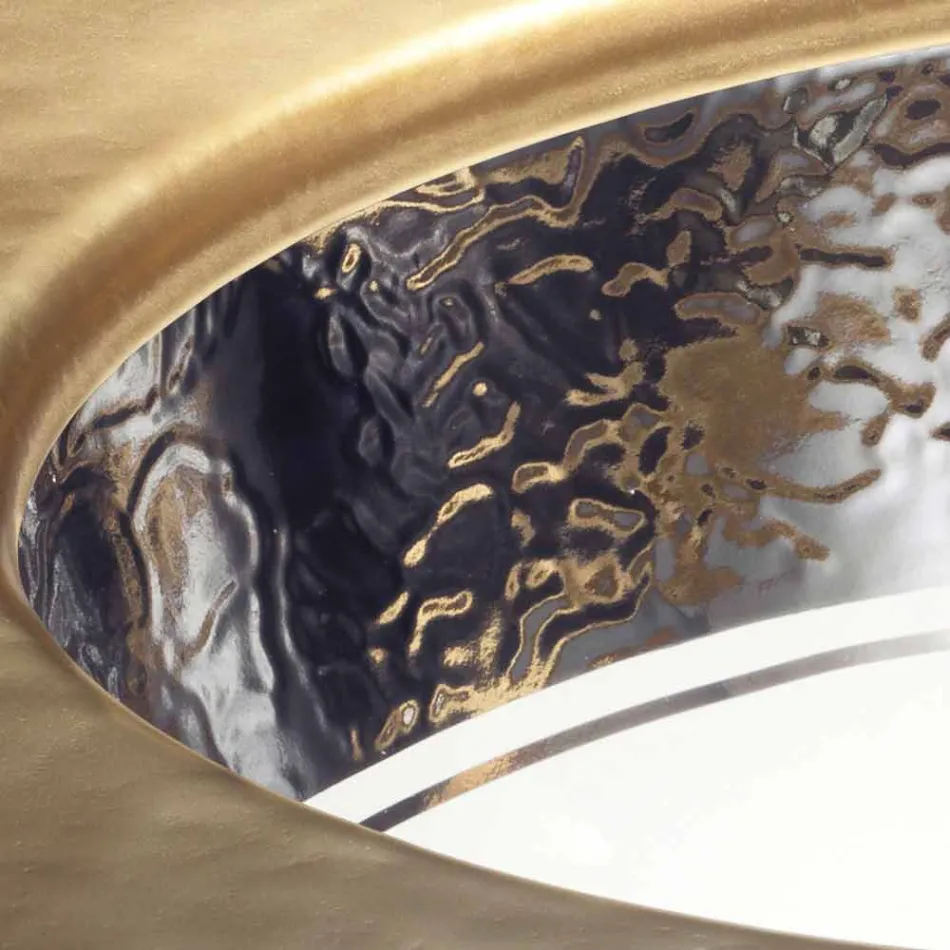 Lavaman nënujor barok në argjilën e zjarrit dhe platinin e bërë në Itali, Egje Viadurini