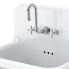 Lavaman vintage me legen me dy legen qeramike gri - Jack Viadurini