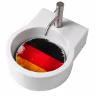 Lavaman / pezullim i dizajnit Countertop i bërë në Itali Tor Viadurini