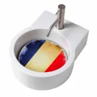 Lavaman / pezullim i dizajnit Countertop i bërë në Itali Tor Viadurini