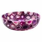 Mbytet e rrumbullakëta me gurë agat - Buffalo Viadurini