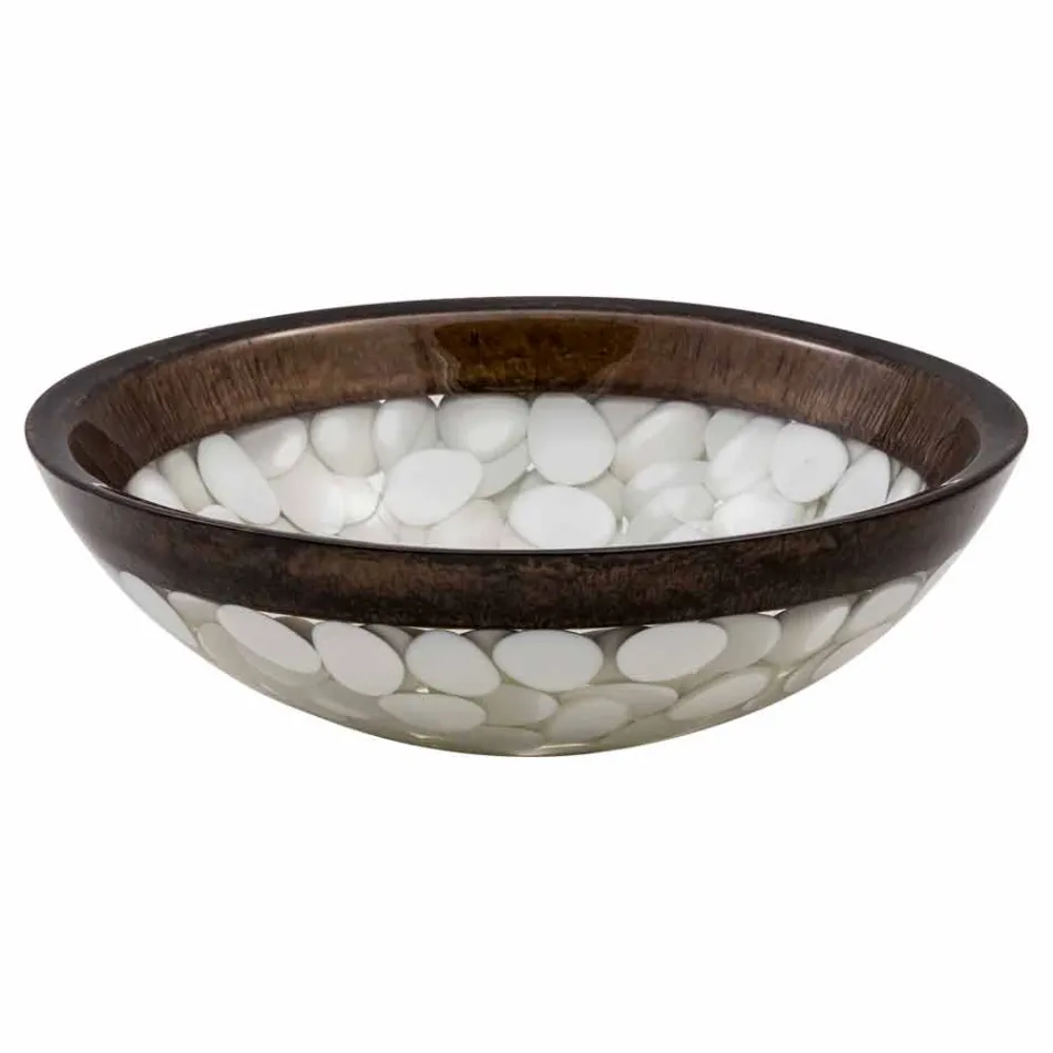 Lavamani rrethor i punuar me dorë në rrëshirë, Buguggiate Viadurini