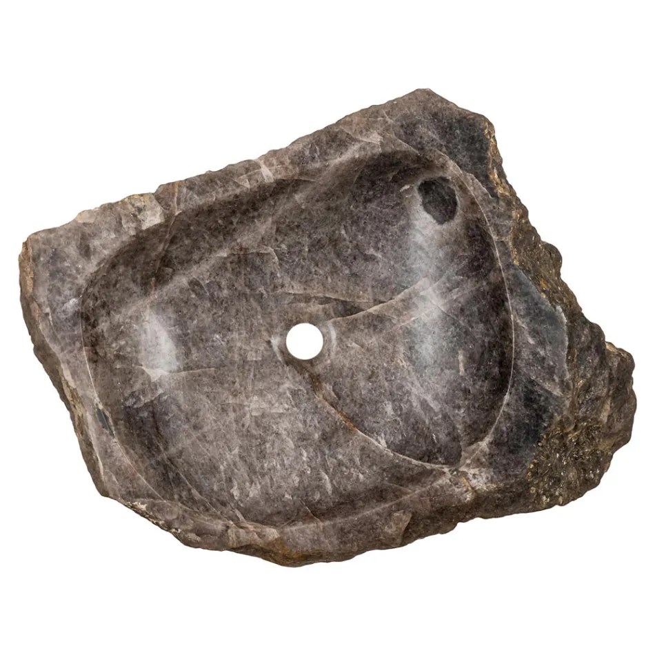 Lavaman banak i punuar me dorë në gur kuarci të tymosur, Vigasio Viadurini