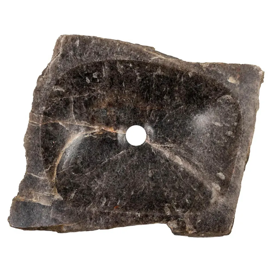 Lavaman banak i punuar me dorë në gur kuarci të tymosur, Vigasio Viadurini