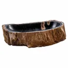 Mbytet moderne countertop punuar me dorë në dru fosil, Negrar Viadurini