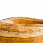 Larje banjo countertop moderne Vigevano në dru tik dru natyral Viadurini