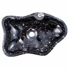 Lavaman moderne me pllaka mermeri me fosile - Burgeo Viadurini