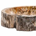 Mbytet Countertop i prodhuar me dorë në dru fosil, Neviglie Viadurini