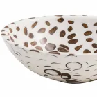 Mbytet moderne i rrumbullakët me banjë countertop në rrëshirë, Bussi Viadurini