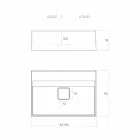 Llambadari i banjës së projektimit modern i bërë në Itali, Lavis Viadurini