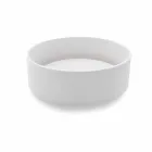 Dizajni Countertop lavaman me rrëshirë të bardhë me kullimin qendror - Moris Viadurini