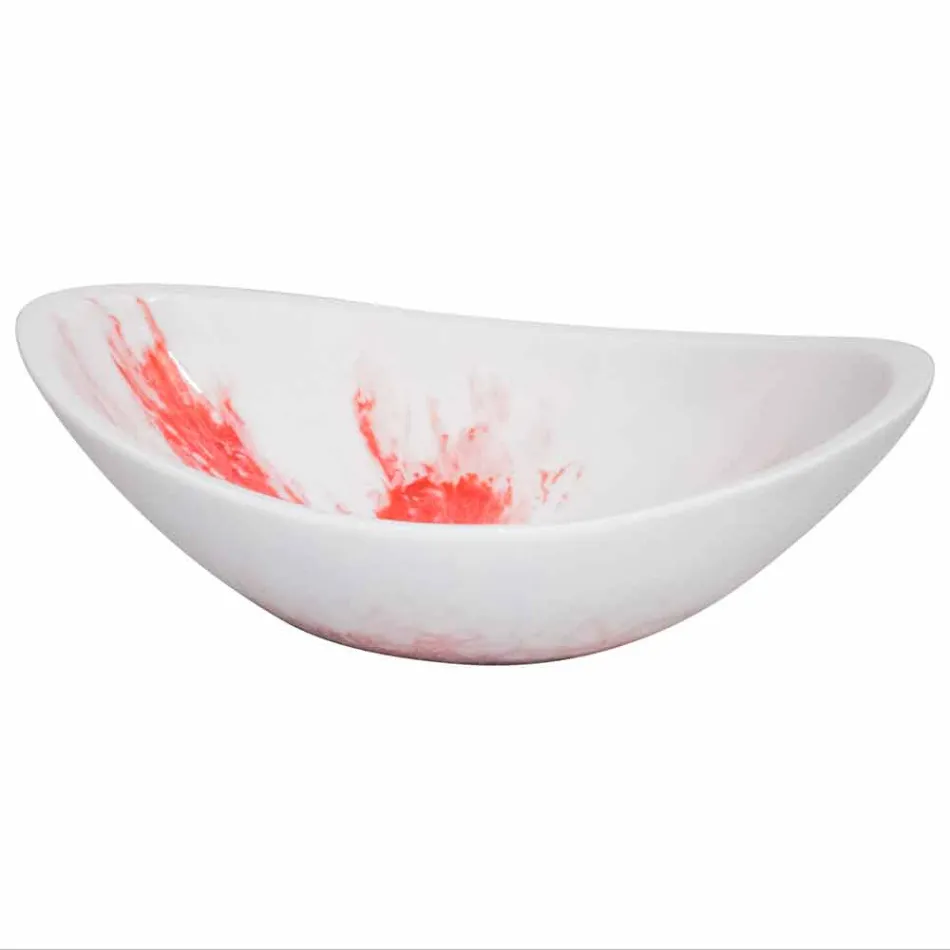 Lavaman moderne me rrëshirë të bardhë - Marcedusa Viadurini