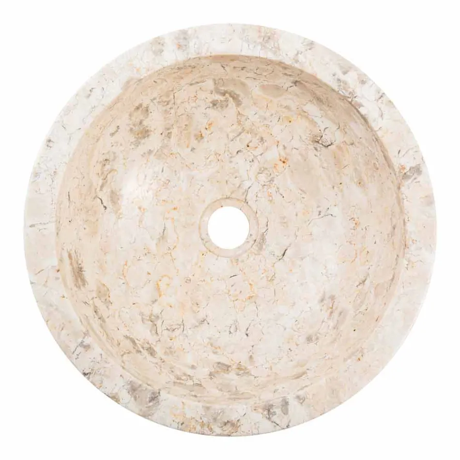 Tonto countertop lavaman bërë në mermer, Nibbiano Viadurini