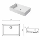 Dizenjoni lavatrice në Leivi me qeramikë të bardhë ose me ngjyrë Viadurini