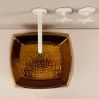 Lavatrice projektuesi në qeramikë bronzi të bërë në Itali Simon Viadurini