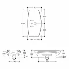 Laura dizajn larëse enësh qeramike e bërë në Itali Viadurini