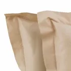 Fletë me ngjyra të ngurta plotësohen në saten pambuku për krevat dopio - Hibiscus Viadurini