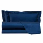 Fletë me ngjyra të ngurta plotësohen në saten pambuku për krevat dopio - Hibiscus Viadurini