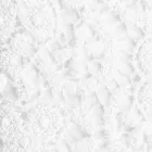 Çarçaf Liri i Bardhë i cilësisë së lartë me dantella për krevat dopio - Fiumana Viadurini