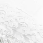 Çarçaf Liri i Bardhë i cilësisë së lartë me dantella për krevat dopio - Fiumana Viadurini